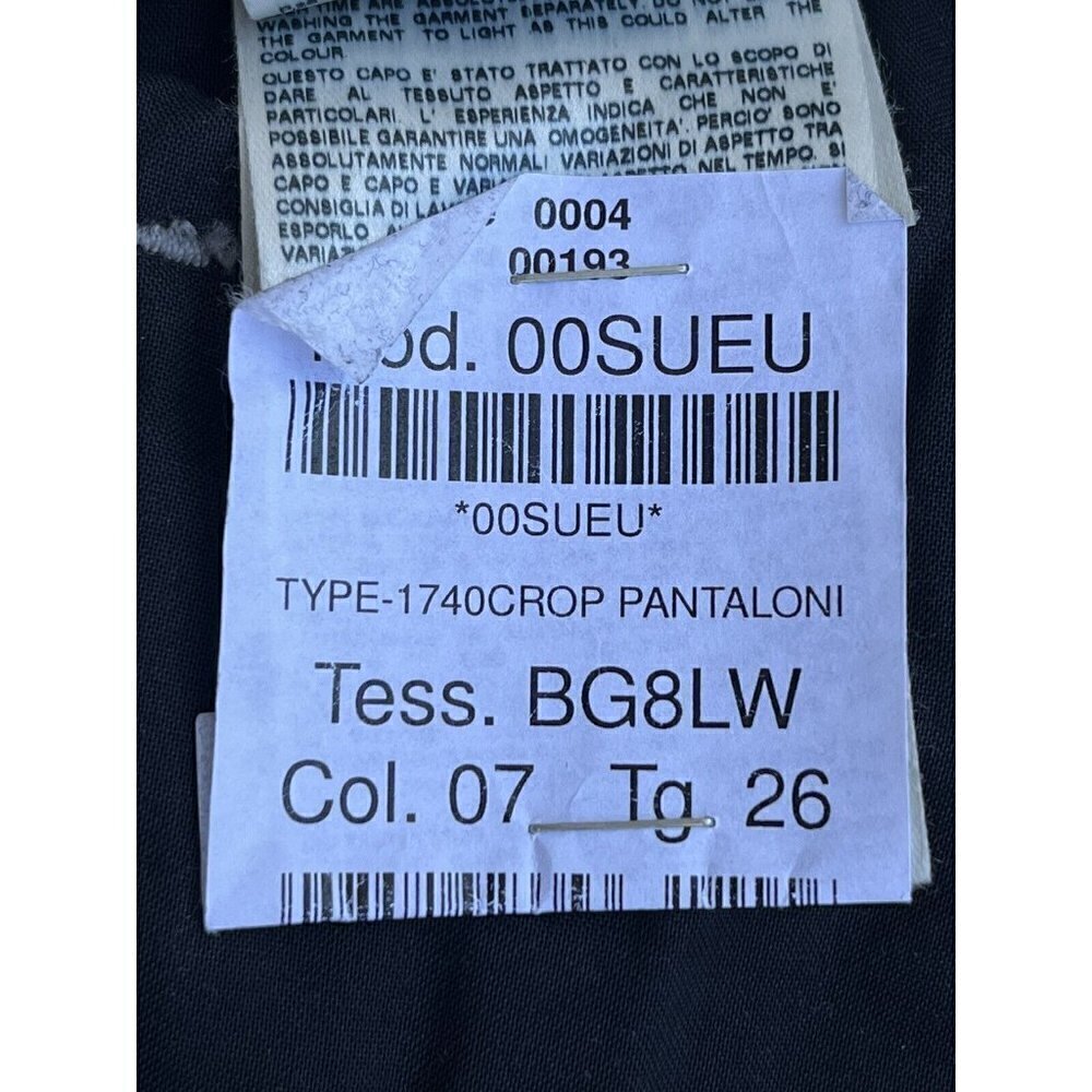 DIESEL Black Gold Women's Gray Type-1740 5 Pockets Crop Jeans Size 26 - Picture 6 of 15